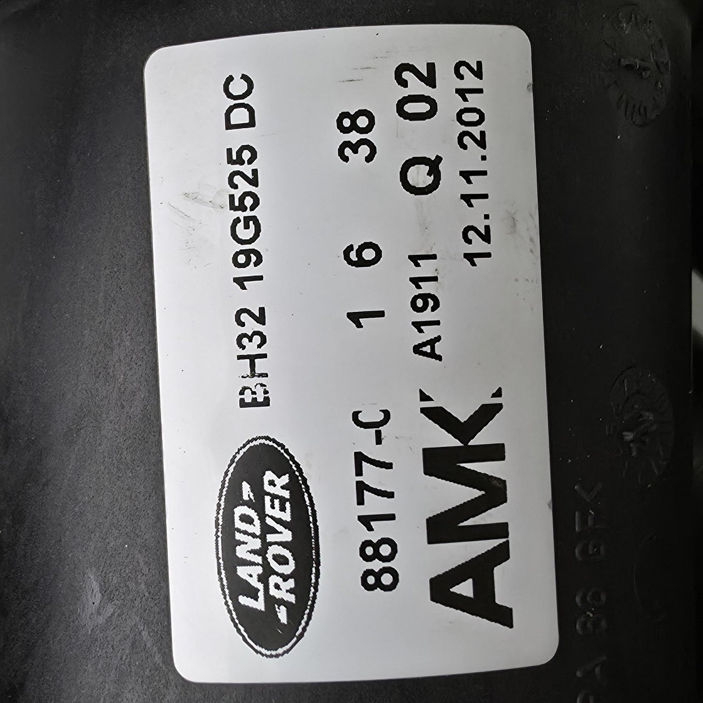 2012-2016 Land Rover Range Rover Sport Compressor Suspension BH3219G525DC