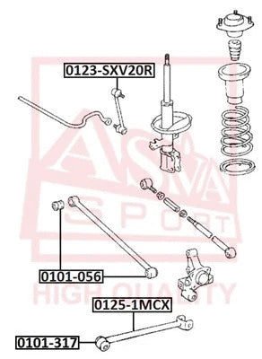 Febest Rear Lateral Control Rod 0125-1MCX