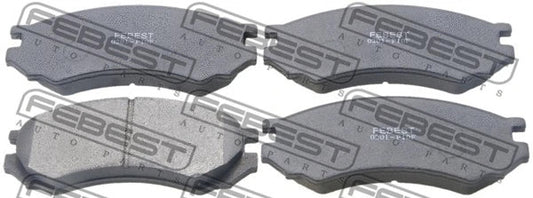 FEBEST NISSAN Brake Pad Set 0201-P10F