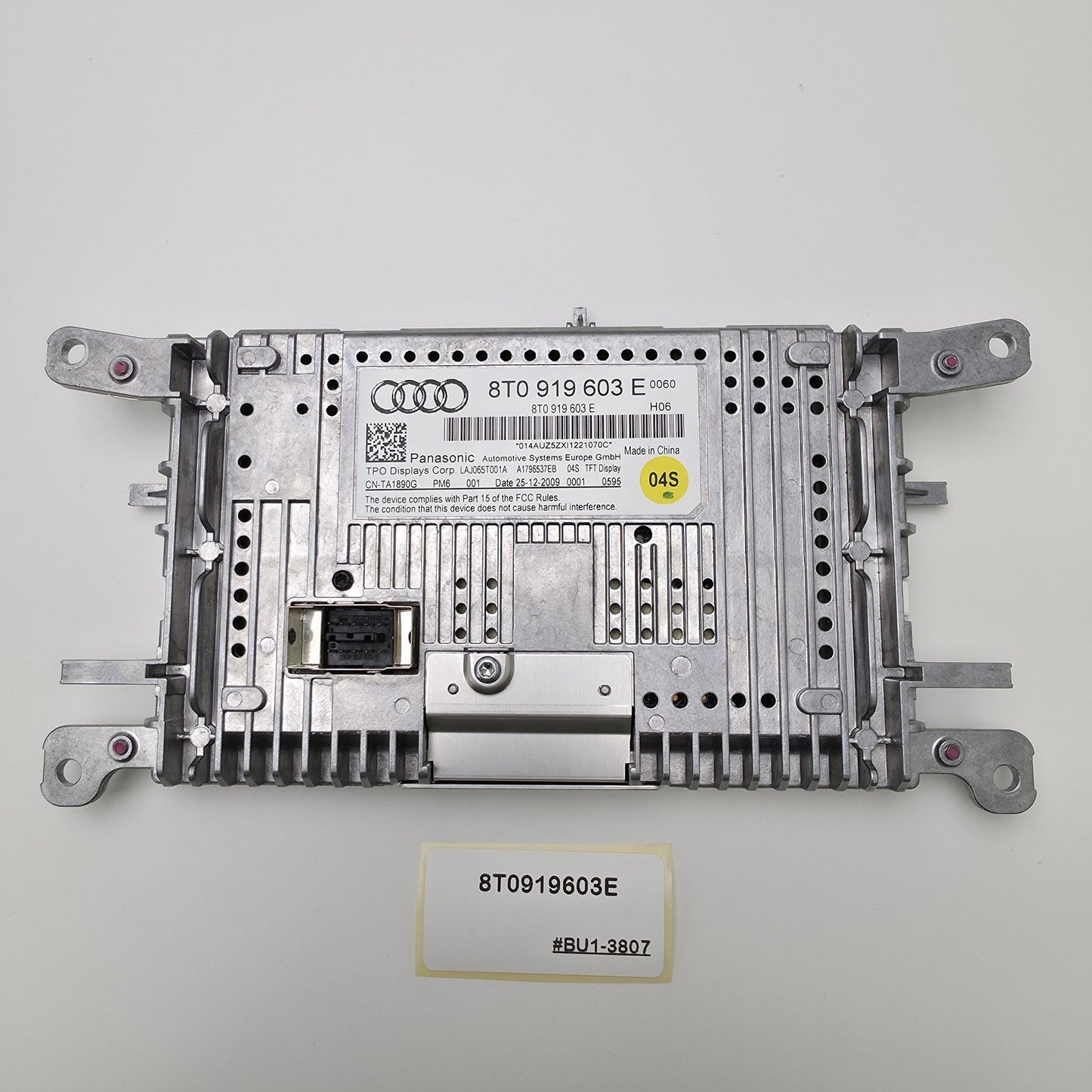 2008-2017 Audi A4 INFO DISPLAY SCREEN 8T0919603E
