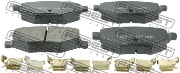 FEBEST 2007-2015 Ford Edge Pad Kit Disc Brake Rear 2101-AUR