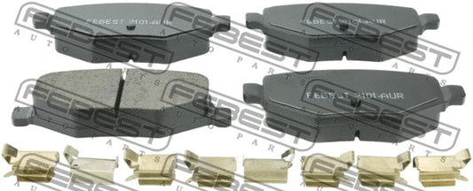 FEBEST 2007-2015 Ford Edge Pad Kit Disc Brake Rear 2101-AUR