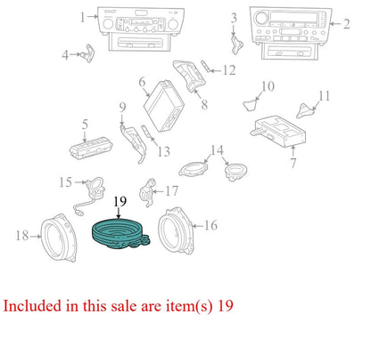 2002 Lexus LS430 Speaker Used OEM 861600W240