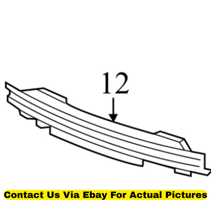 2011 Cadillac CTS Front Bumper Impact Bar Used OEM 25870685