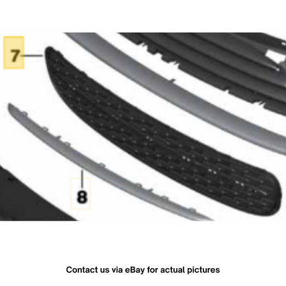 2010-2012 Mini Cooper Front Bumper Lower Center Grille Trim USED OEM 51117250785