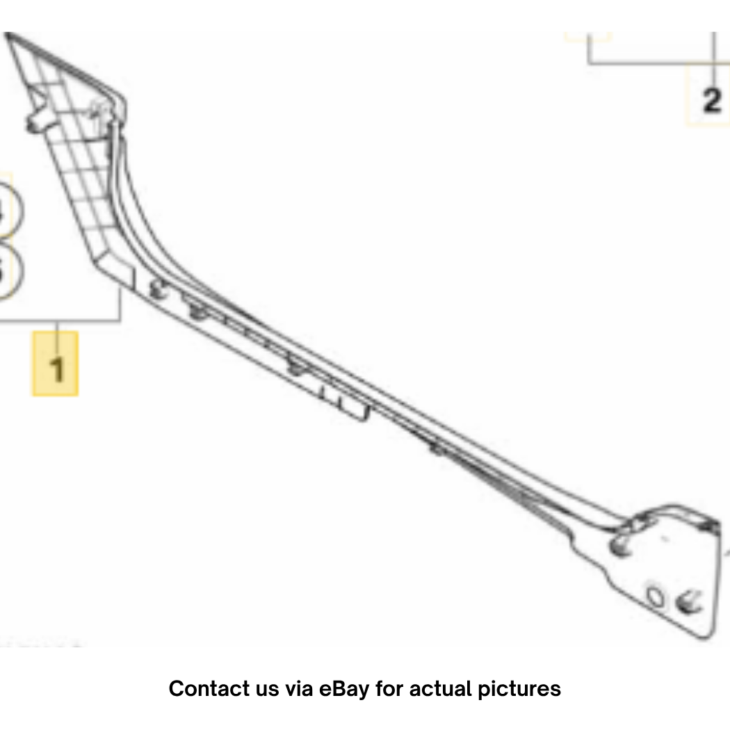 2010-2012 Mini Cooper Front Left Lower Lateral Trim Panel USED OEM 51432753361