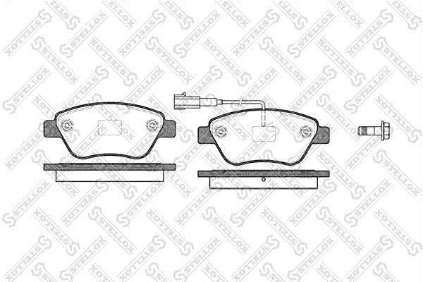 STELLOX 2007-2019 Alfa Romeo Mito Brake Pad Set 71770104