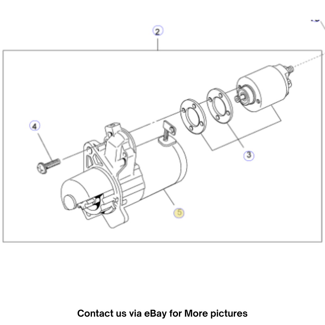 2009 Chevrolet Lumina S Starter Motor Assembly Used OEM 92204529