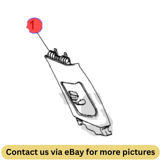 2010 Chevrolet Cruze Right Center Pillar Upper Garnish Used OEM 95381121