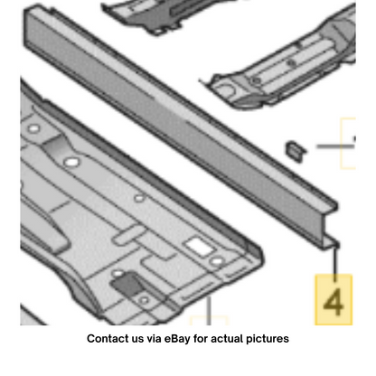 2012 Audi A4 Right Side Sill Panel Used OEM 8K0803752H