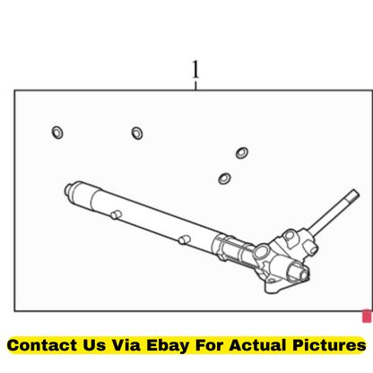 2011 Chevrolet Camaro Rack and Pinion Assembly Used OEM 22930456