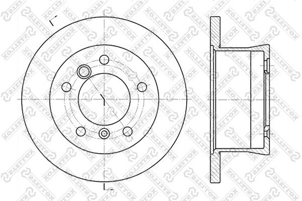 STELLOX 2003-2006 Dodge Sprinter 2500 Brake Rotor 05104562AA