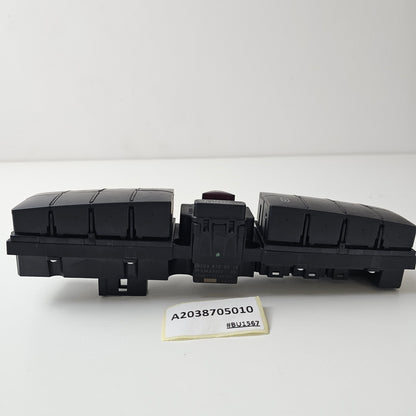 Mercedes W203 C-Class Switch Block Parktronic & Rear Window Blind A2038705010