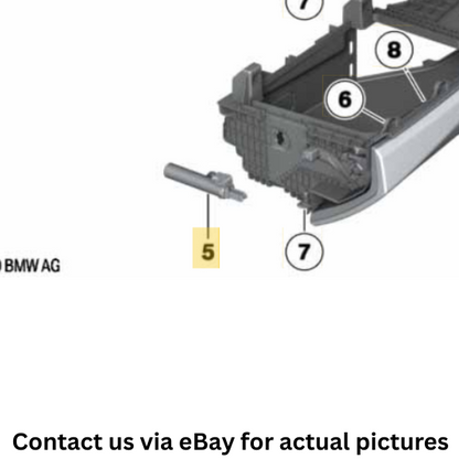 2011–2016 BMW 520i Glove Box Damper OEM 51169142637