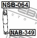 FEBEST 2005-2015 Nissan Xterra Rear Shock Absorber Bushing NSB-064