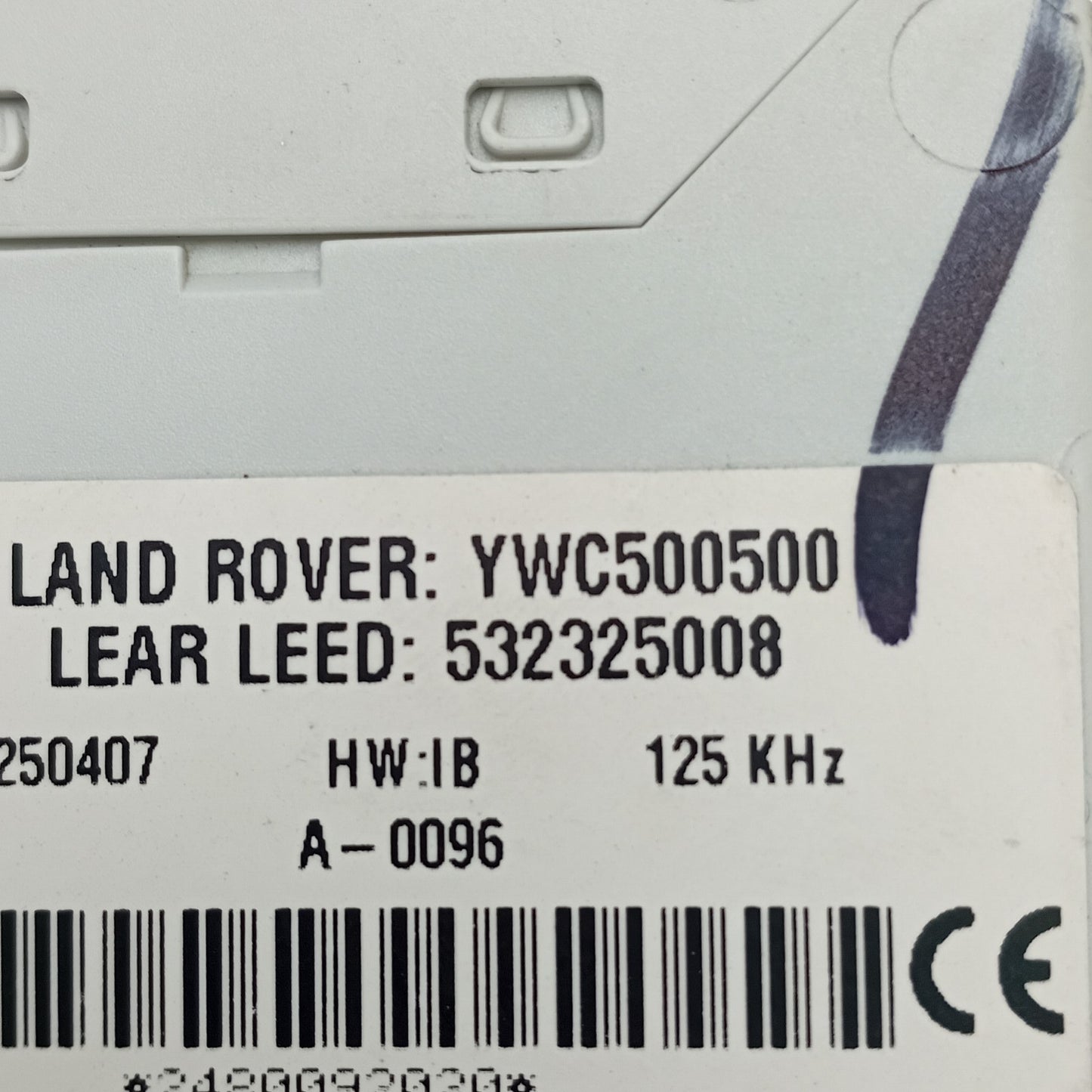2006-2009 Land Rover Range Rover CONTROL ANTI-THEFT INTERFACE YWC500500