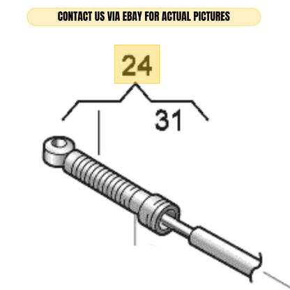 2010–2012 Audi A4 B8 Auto Trans Shift Cable Used OEM 8K0713265D