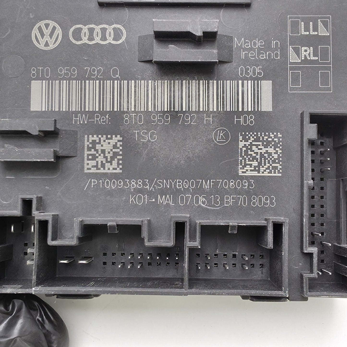 2007-2016 Audi A5 Door Control Module 8T0959792Q
