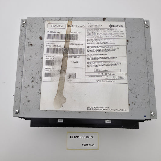 2015-2016 Land Rover Discovery Sport Receiver AM-FM-CD CF6N18C815JG