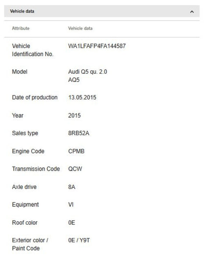 2013–2017 Audi Q5 Wheel Bearing Hub Assembly Used OEM 4H0498625F