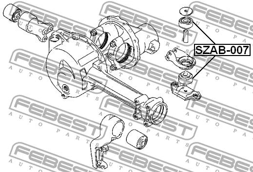 FEBEST 1996-2004 Suzuki Vitara Front Differential Mount SZAB-007