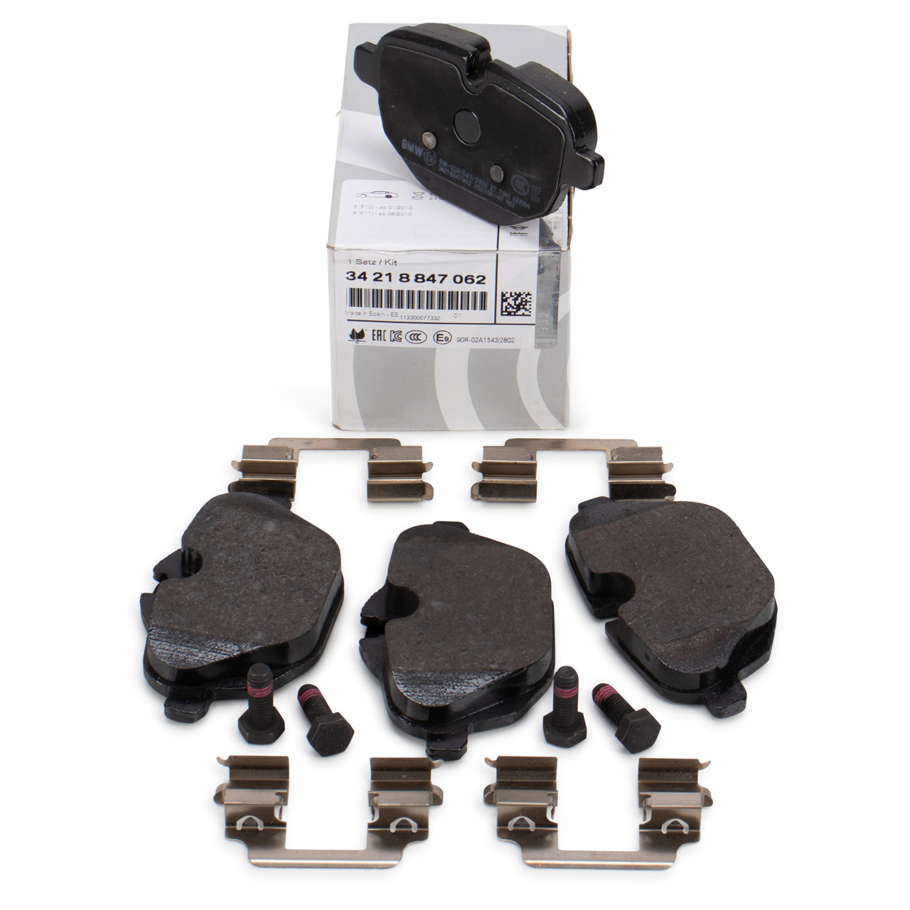 ORIGINAL Brake Pad RR F10/G30/G11/X3/X4/X5 4/6-Cyl 602760 34 21 8 847 062